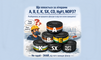 Фільтри ABEK, SX, HgP3 та CO: експертний погляд на класи захисту та таблиці речовин — чи все ми знаємо про захист і що дійсно захищає