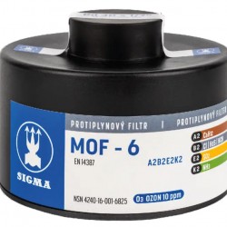 Фильтр противогазный промышленый SIGMA MOF-6 (gas)